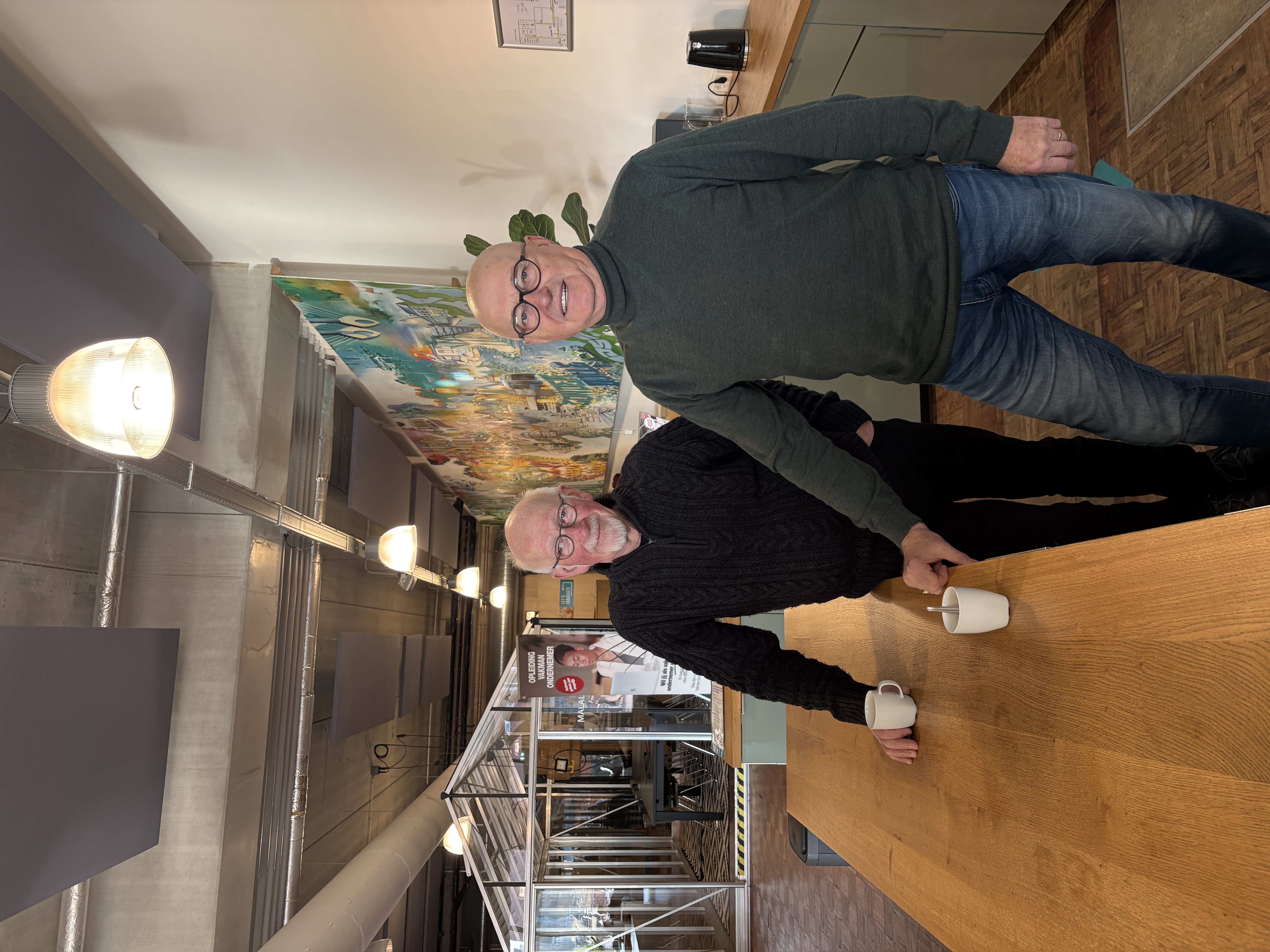 De huismeesters van Brainz: Obbe Bakker (links) en Alfons Niehoff (rechts)